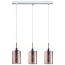 Espejo 3 Light Glass & Iron Pendant